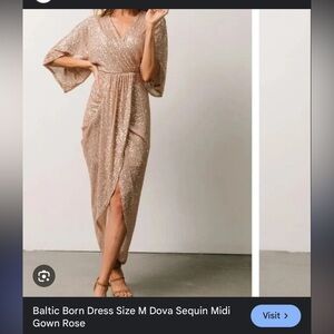 Baltic born midi sequin dress